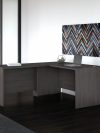 Storm Gray 60" x 72" Reversible L-Shaped Office Desk