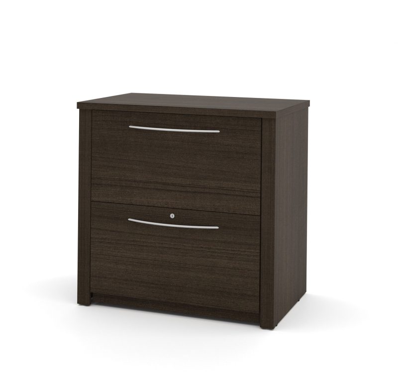Modern 71" x 76" L-shaped Desk in Dark Chocolate Finish - Image 5
