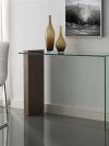 47" Narrow Glass Console Desk