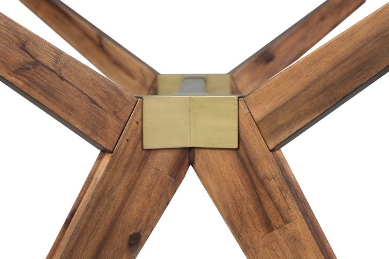 75" Contemporary Walnut Glass-Top Executive Desk or Meeting Table - Image 3