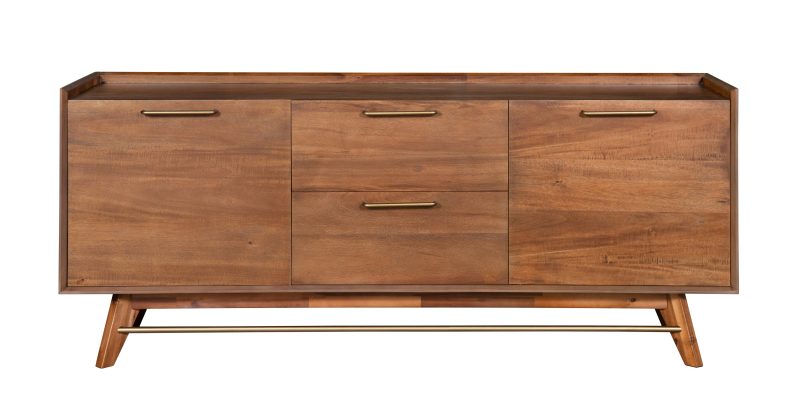 75" Contemporary Walnut Glass-Top Executive Desk or Meeting Table - Image 5