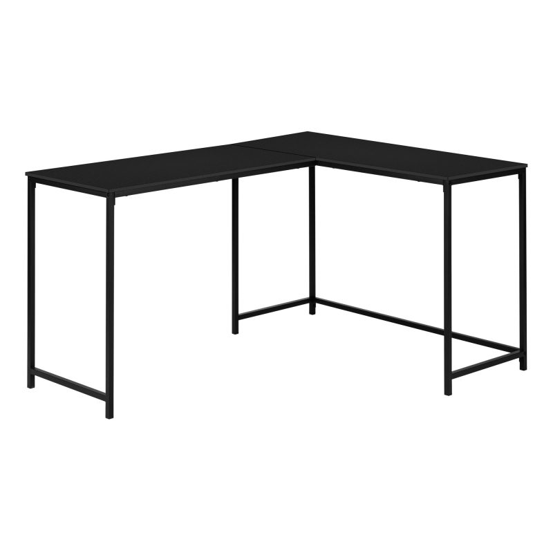 L-Shaped Basic Desk in Black - Image 2