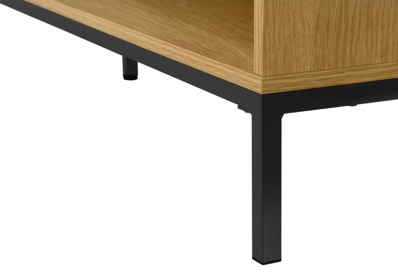 L-Shaped 60" Natural Contemporary Office Desk - Image 8