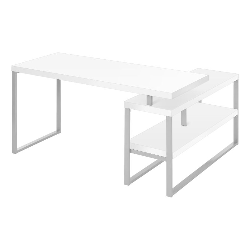 L-Shaped 60" Corner Desk with Storage - Image 4