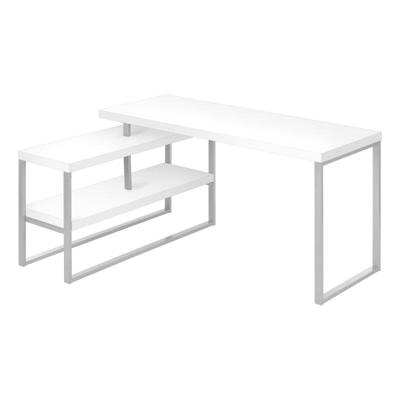 L-Shaped 60" Corner Desk with Storage - Image 3