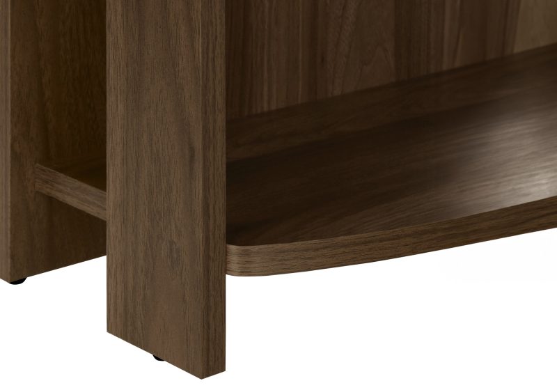 Walnut 47" L-Shaped Computer Desk with Storage - Image 8