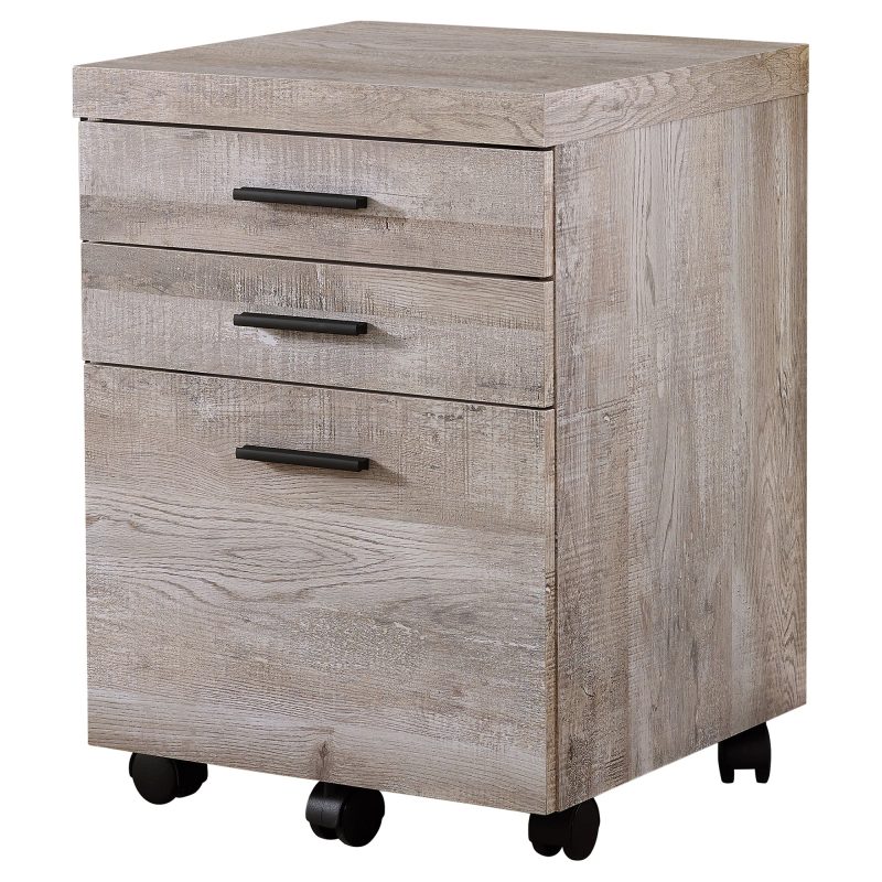 Soft Taupe Woodgrain L-Shaped 60" Computer Desk - Image 5