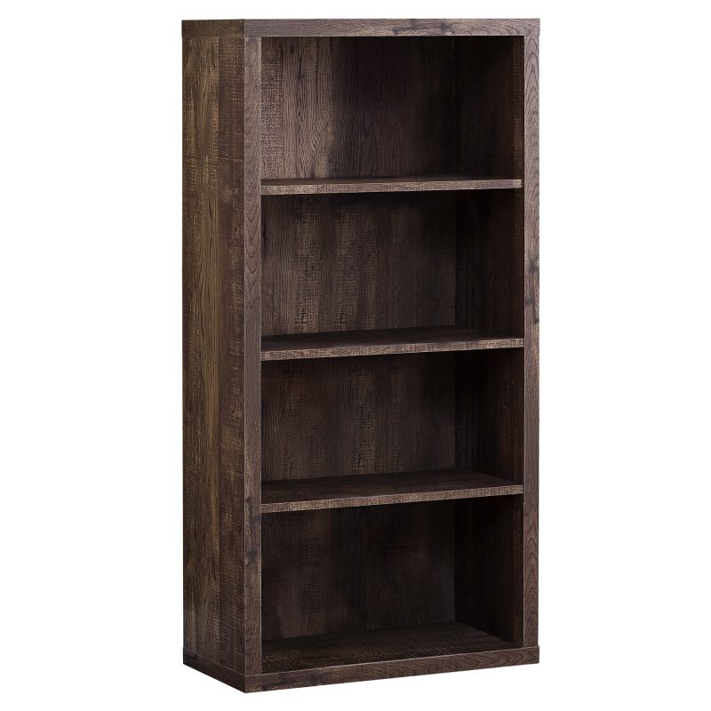 Dark Brown Woodgrain L-Shaped 60" Computer Desk - Image 4