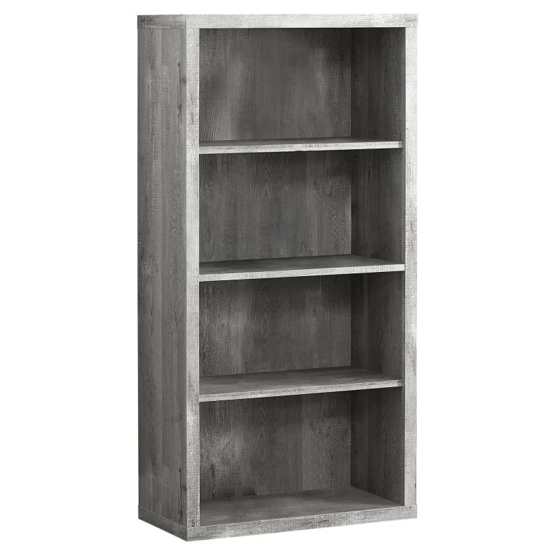 Classic Gray Woodgrain L-Shaped 60" Computer Desk - Image 4