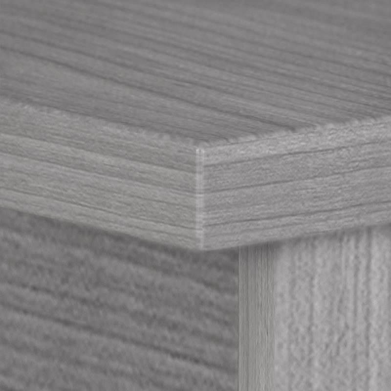 Platinum Gray 60" x 72" Reversible L-shaped Desk - Image 4