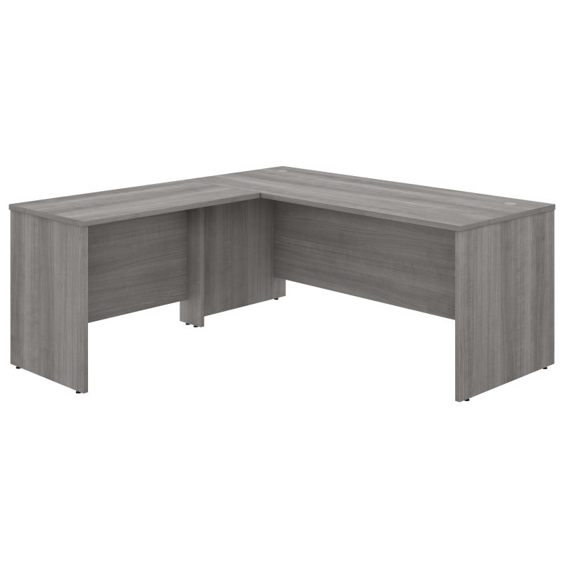 Platinum Gray 72" x 72" L-Shaped Modern Office Desk - Image 2