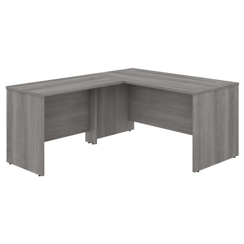 Platinum Gray 60" x 72" Reversible L-shaped Desk - Image 2
