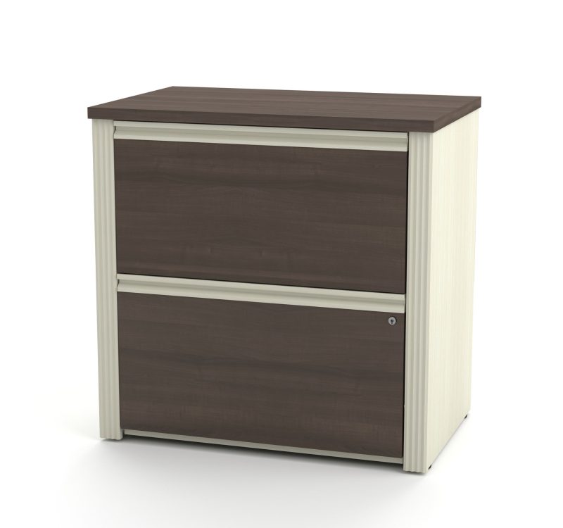 White & Antigua Desk/Hutch with Included Height-Adjustable Side - Image 5